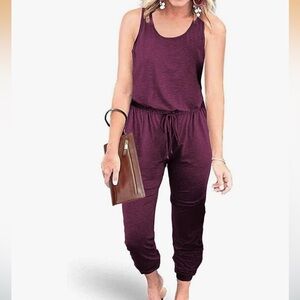 PrettyGarden Knit Sleeveless Jumpsuit, size Small.